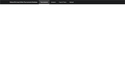 Desktop Screenshot of dsjtournaments.com